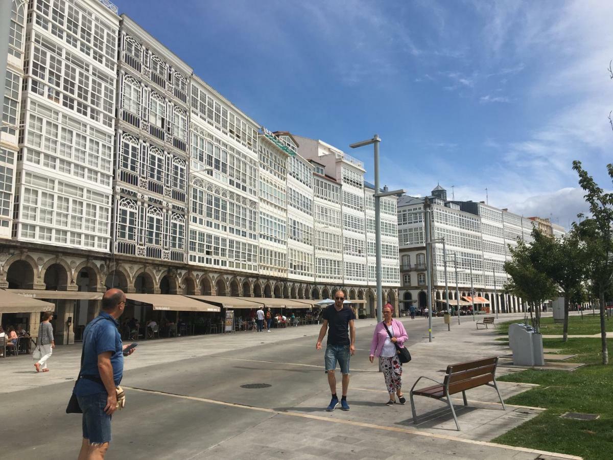 Precioso Apartamento Nuevo En El Centro De A Coruna! Luaran gambar